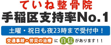 札幌手稲区交通事故治療・整骨院 ていね整骨院